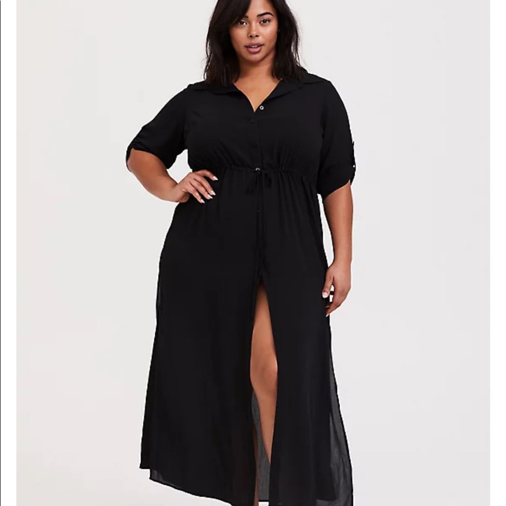 Torrid Maxi Dress Swim Cover-up NWT Size 1X